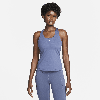 Nike Women's Swoosh Medium-support Padded Sports Bra Tank Top In Blue