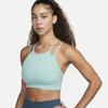 NIKE WOMEN'S INDY STRAPPY LIGHT-SUPPORT PADDED RIBBED LONGLINE SPORTS BRA,1012477870