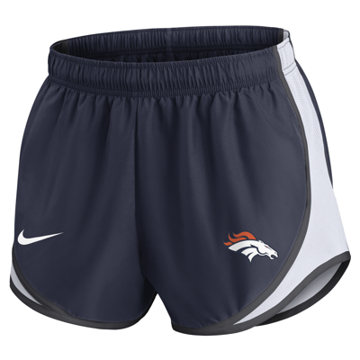 Nike Women's Dri-fit Tempo (nfl Denver Broncos) Shorts In Blue