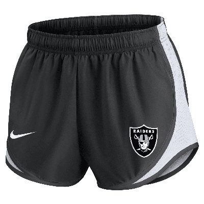 Nike Women's Dri-fit Tempo (nfl Las Vegas Raiders) Shorts In Black
