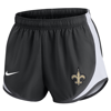 Nike Black New Orleans Saints Tempo Performance Shorts In Black