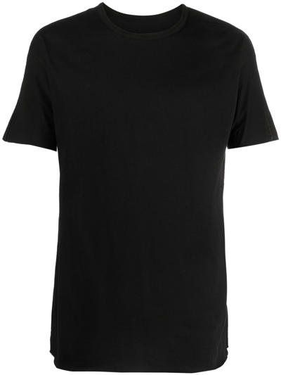 Isaac Sellam Experience Logo-patch Organic Cotton T-shirt In Black