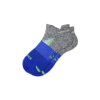 Bombas Running Ankle Socks In Neon Cobalt
