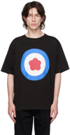 Kenzo T-shirt Oversize Target Homme Noir In Black