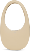 Coperni Sand-coloured Leather Swipe Bag In Sand