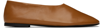 PROENZA SCHOULER TAN GLOVE BALLERINA FLATS