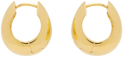 Sophie Buhai Gold Hinged Hoop Earrings In 18k Gold Vermeil