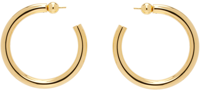 Sophie Buhai Gold Medium Everyday Hoop Earrings In 18k Gold Vermeil