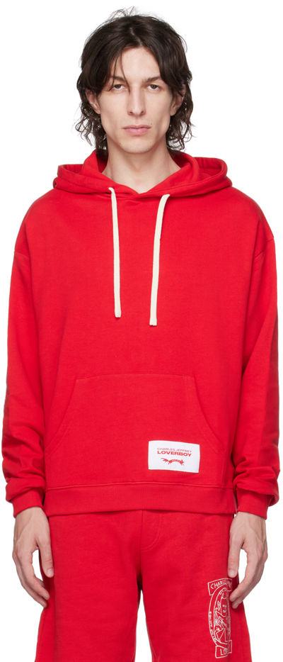 Charles Jeffrey Loverboy Ears Sweatshirt Hoodie In Red ModeSens