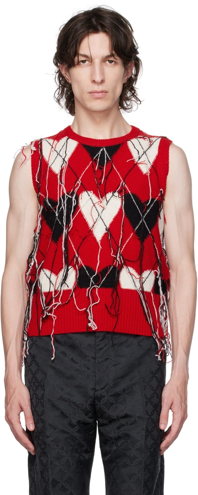 Charles Jeffrey Loverboy Guddle背心 In Red