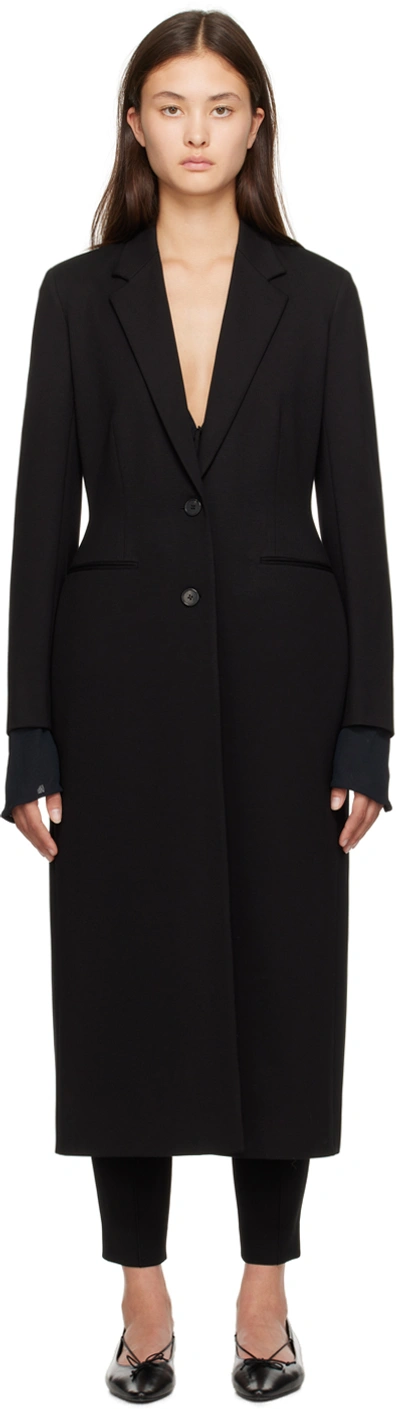 The Row Lightweight Blazer Coat In Black