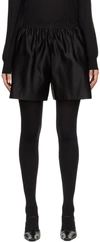 The Row Gunther Cotton-blend Shorts In Black