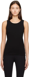 The Row Frankie Organic Cotton-jersey Tank In Black