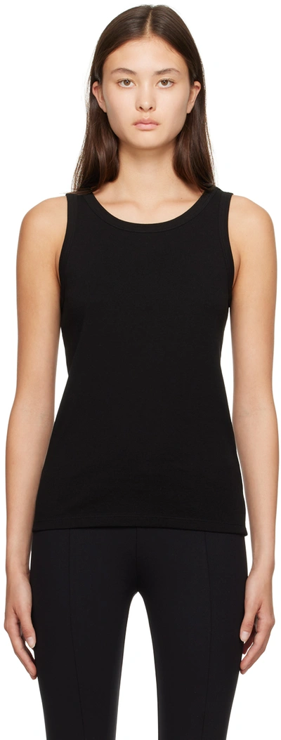 The Row Frankie Organic Cotton-jersey Tank In Black