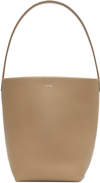 THE ROW TAUPE MEDIUM N/S PARK TOTE