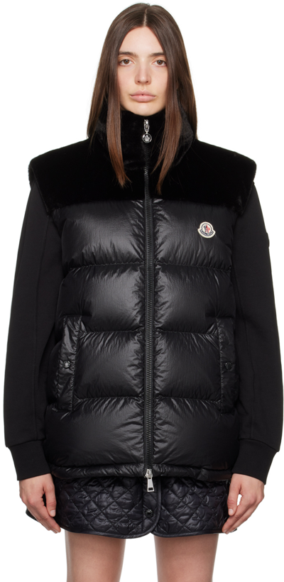 Moncler Veste Sans Manches Badia In Black