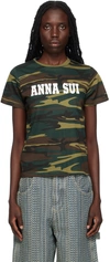 ANNA SUI SSENSE EXCLUSIVE GREEN T-SHIRT