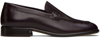 THE ROW BURGUNDY MENSY LOAFERS