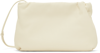 The Row Bourse Calfskin Clutch Bag In Ivory Pld