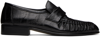 THE ROW BLACK SOFT LOAFERS