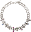 Justine Clenquet Silver Mindy Choker In Palladium
