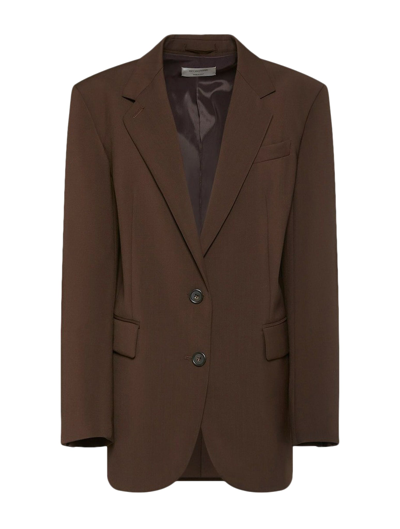 Sportmax Biella Jacket In Brown