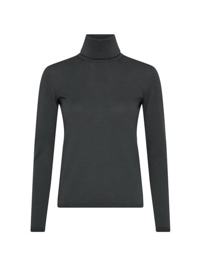 Max Mara Palos Turtleneck Sweater In Grey