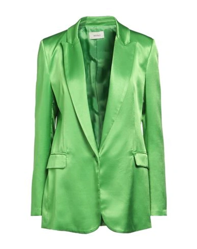 Vicolo Woman Suit Jacket Green Size S Viscose