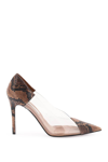 STELLA MCCARTNEY STELLA MCCARTNEY PYTHON PRINT TRANSPARENT PUMPS