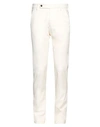 Berwich Man Pants Ivory Size 38 Cotton, Elastane In White