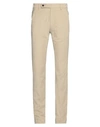 Berwich Man Pants Beige Size 38 Cotton, Elastane