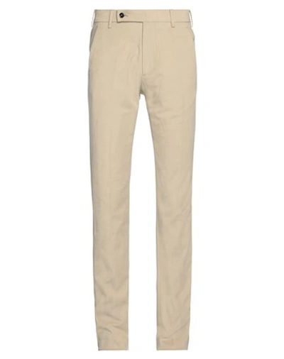 Berwich Man Pants Beige Size 38 Cotton, Elastane In Beige