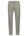 Incotex Man Pants Sage Green Size 38 Linen, Cotton