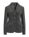 Aspesi Woman Suit Jacket Grey Size 6 Cotton