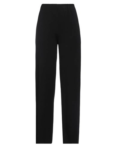 Siste's Woman Pants Black Size M Viscose, Polyester, Polyamide