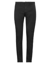 Department 5 Man Pants Black Size 34 Cotton, Elastane