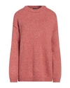 Aragona Woman Sweater Pastel Pink Size 10 Alpaca Wool, Wool, Polyamide
