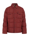 Filson Man Down Jacket Brick Red Size S Nylon