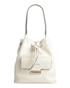 Piquadro Woman Handbag White Size - Soft Leather