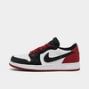 Nike Big Kids' Air Jordan Retro 1 Low Og Casual Shoes In White/black/varsity Red