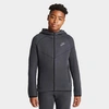 Nike Kids'  Boys' Sportswear Tech Fleece Full-zip Hoodie In Anthracite/black/black