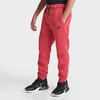 Nike Boys' Sportswear Tech Fleece Jogger Pants In Light University Red Heather/black/black