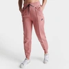 Nike Women's  Sportswear Tech Fleece Mid-rise Jogger Pants In Pink