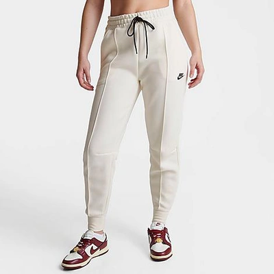 Nike Women's Sportswear Tech Fleece Jogger Pants In Ivory