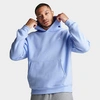 Nike Jordan Men's Essentials Jumpman Logo Fleece Pullover Hoodie In Royal Tint/royal Tint/royal Tint/white