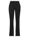 Seductive Woman Pants Black Size 8 Polyester, Viscose, Cotton, Elastane