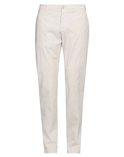 Jacob Cohёn Man Pants Ivory Size 34 Cotton, Elastane In White