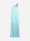 STELLA MCCARTNEY VISCOSE-BLEND ONE-SHOULDER DRESS