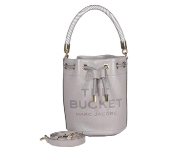 Marc Jacobs Drawstring Bucket Bag In Cement
