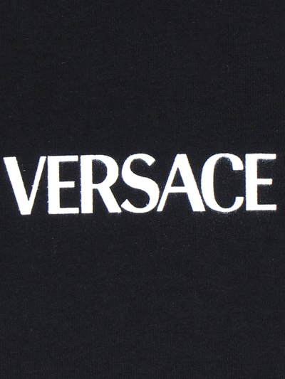 Versace Cotton T-shirt In Black